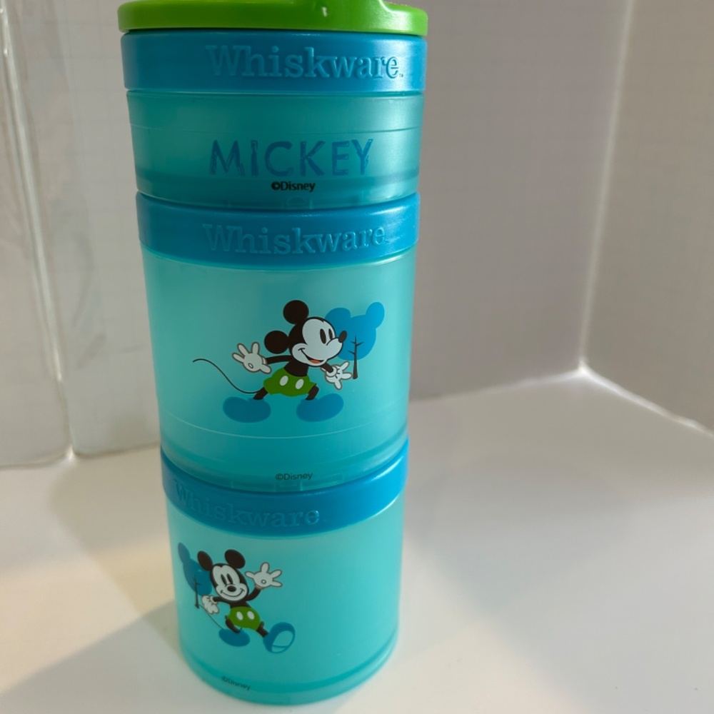Whiskware Stackable Containers Mickey & Pluto - Picture 2 of 4